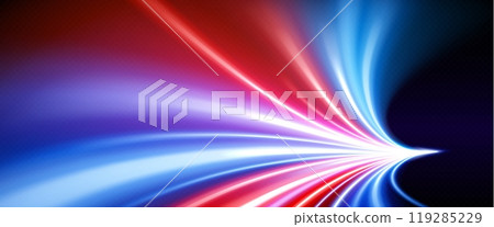 Blur and glow effect of lights when speed race Blur and glow effect of lights when speed race 119285229