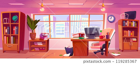 Modern business office interior Modern business office interior 119285367