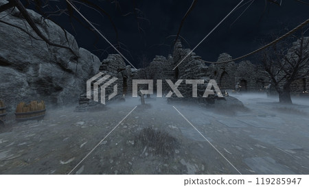 Fortress courtyard 119285947