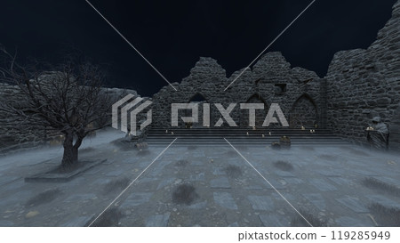 Fortress courtyard 119285949