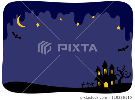 深夜夜景的背景框架 深夜夜景的背景框架 119286110