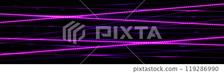 Laser beams, neon light lines effect 119286990