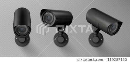 3d security camera, realistic cctv cam 3d security camera, realistic cctv cam 119287130