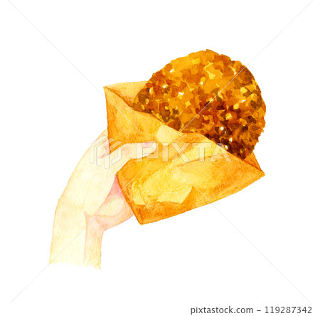 邊走邊外賣吃肉碎。 119287342