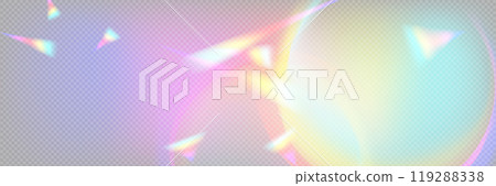 Rainbow prism light crystal glass overlay texture Rainbow prism light crystal glass overlay texture 119288338