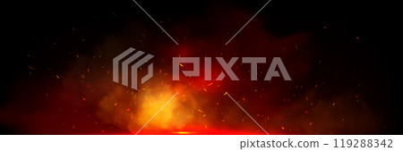 Fire spark overlay with smoke and flame background Fire spark overlay with smoke and flame background 119288342