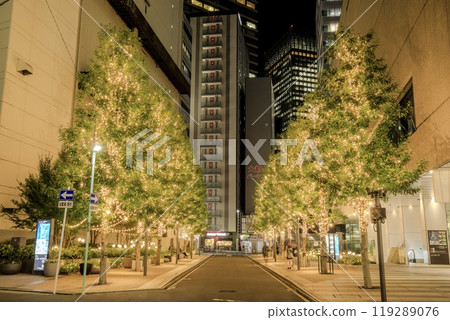 名古屋市交響樂豐田大樓冬季彩燈 119289076