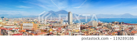 Panoramic view of Naples and Mount Vesuvius, Italy Panoramic view of Naples and Mount Vesuvius, Italy 119289186