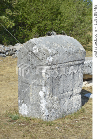 Medieval tombstone Medieval tombstone 119289468