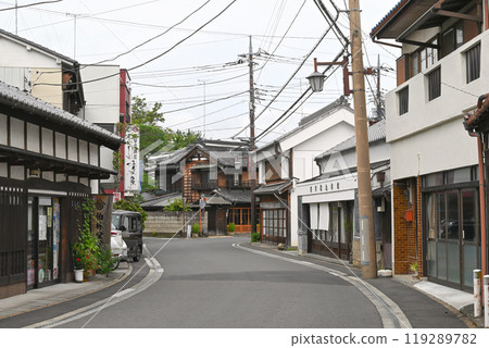 Scenery of the traditional buildings preservation district in Kaemoncho, Tochigi City, Nikko Reiheishi Kaido Scenery of the traditional buildings preservation district in Kaemoncho, Tochigi City, Nikko Reiheishi Kaido 119289782