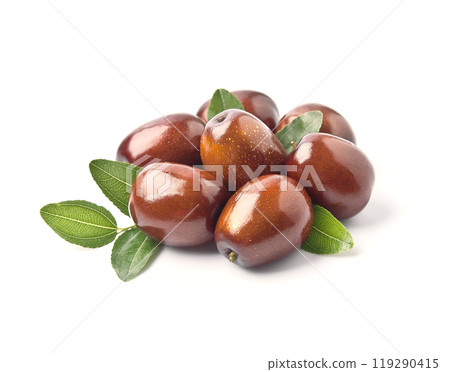 dete fruits on white. Jojoba dete fruits on white. Jojoba 119290415