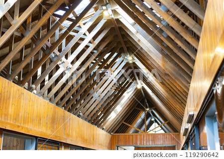 Race horse ranch roof Hokkaido 119290642