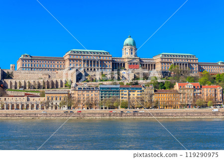 View of the Buda Castle in Budapest, Hungary 119290975