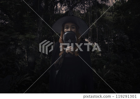 Halloween mystery concept Halloween mystery concept 119291301