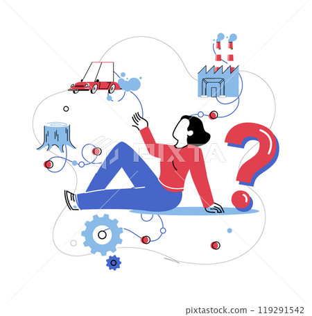 Innovative concepts vector illustration. Original thought ignites spark creativity, turning challenges into triumphs Innovative concepts metaphorically create bridges, connecting minds for shared 119291542