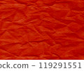 Wrinkled, rough paper, red 119291551