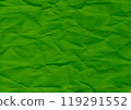 Wrinkled, rough paper, green 119291552
