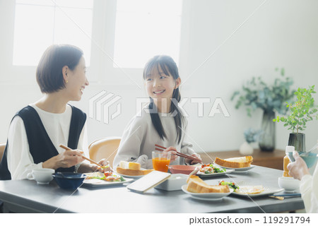 家庭餐桌圖片 家庭餐桌圖片 119291794