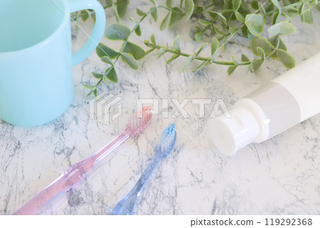 Toothbrush and toothpaste Dental care image 119292368