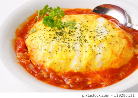 Tomato sauce omelet rice Tomato sauce omelet rice 119293131
