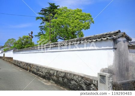 [Yamaguchi Prefecture] Samurai residences in Hagi on a clear day (Kikuya Yokocho) 119293483