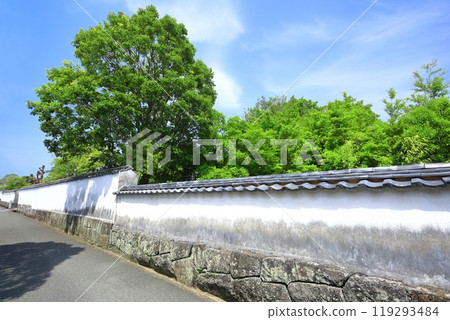 [Yamaguchi Prefecture] Samurai residences in Hagi on a clear day (Kikuya Yokocho) 119293484