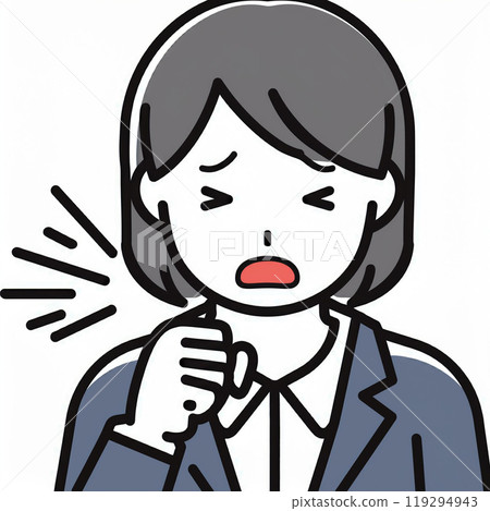 Cold and cough image Cold and cough image 119294943