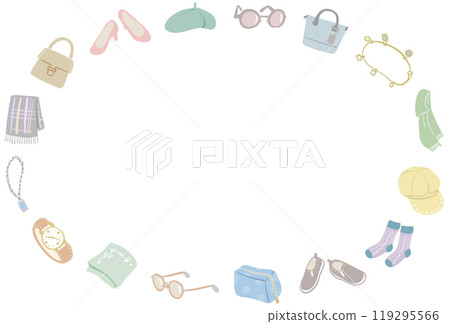 時尚商品背景素材橢圓 119295566