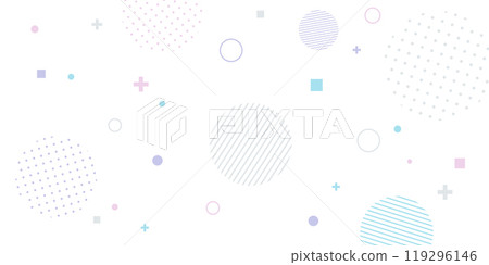 Simple and cute geometric background 119296146