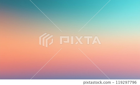 淡粉紅色、淡橙色、淡淺藍色漸層背景素材 119297796