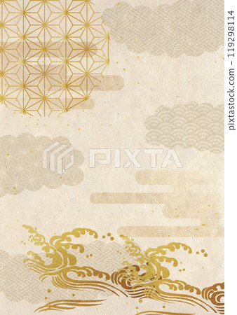 日本圖案與日本紙背景 119298114