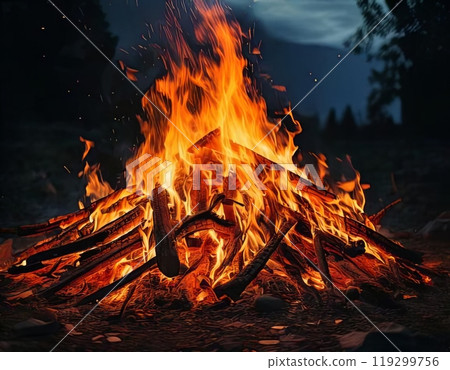 《AI Image》Bonfire 《AI Image》Bonfire 119299756