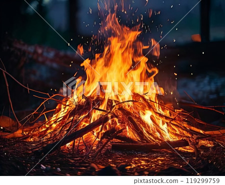 《AI Image》Bonfire 119299759