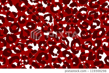 Abstract modern leopard seamless pattern. Animals trendy background. Color decorative vector stock illustration for print, card, postcard, fabric, textile. Modern ornament of stylized skin Abstract modern leopard seamless pattern. Animals trendy background. Color decorative vector stock illustration for print, card, postcard, fabric, textile. Modern ornament of stylized skin 119300298