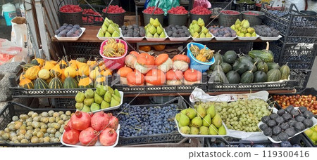 Fruit market in Tbilisi, Georgia 119300416