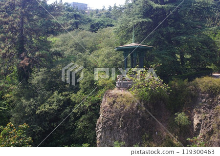 Botanical Garden. Old town Tbilisi city panorama, Georgia. Landmarks and famous places 119300463