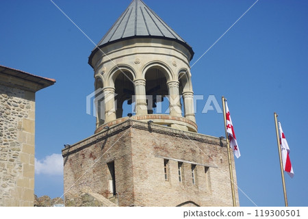 Svetitskhoveli Cathedral. Georgian Orthodox Church. Mtskheta Mtianeti. Georgia Svetitskhoveli Cathedral. Georgian Orthodox Church. Mtskheta Mtianeti. Georgia 119300501