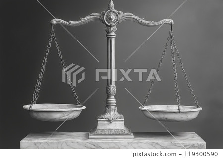 Scales of justice. Law and justice concept. 119300590