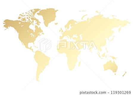 golden map of the world 119301269