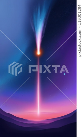 Meteorites falling from the sky 119301294