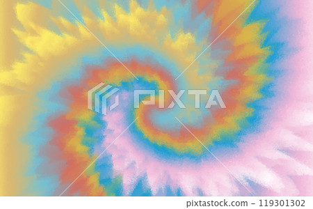Abstract modern Tie Dye pattern. Abstract psychedelic festive texture. Rainbow spiral Tie Dye swirl. Print for fabric, textile, wallpaper Abstract modern Tie Dye pattern. Abstract psychedelic festive texture. Rainbow spiral Tie Dye swirl. Print for fabric, textile, wallpaper 119301302