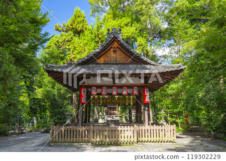 The worship hall of Kijimaza Amaterasu Mitama Shrine (Uzumasa, Ukyo Ward, Kyoto City) The worship hall of Kijimaza Amaterasu Mitama Shrine (Uzumasa, Ukyo Ward, Kyoto City) 119302229