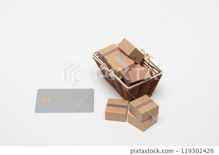 購物車和信用卡 購物車和信用卡 119302426