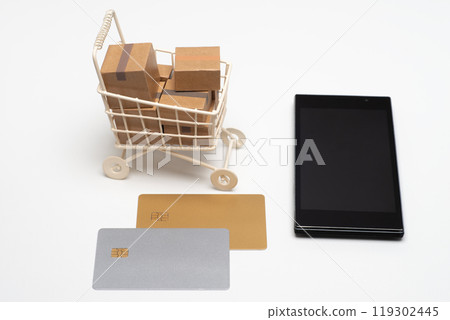 使用智慧型手機進行卡片支付及線上購物 119302445