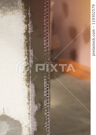 Corner bead with mesh 119302579