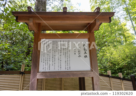 Information boards at Ishikiri Tsurugiya Shrine Kaminosha and Yatsushiro Ryuo Shrine (photographed in September 2024) 119302620