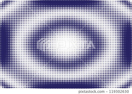 Artistic halftone pattern in blue and white design. Vector illustration 119302630