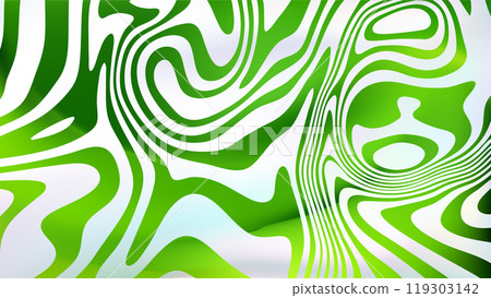 Abstract white green fluid swirl bg. Liquid line surface. Abstract white green fluid swirl bg. Liquid line surface. 119303142