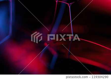 Fantastic geometric liquid shapes, deep background, dark gloomy purple and red Fantastic geometric liquid shapes, deep background, dark gloomy purple and red 119304290