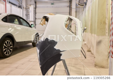 Preparation of Automotive Body Parts in the Paint Shop for High Quality Finish and Coating Preparation of Automotive Body Parts in the Paint Shop for High Quality Finish and Coating 119305266
